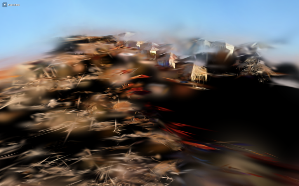 3DGS Morocco desert — dune reconstruction instability