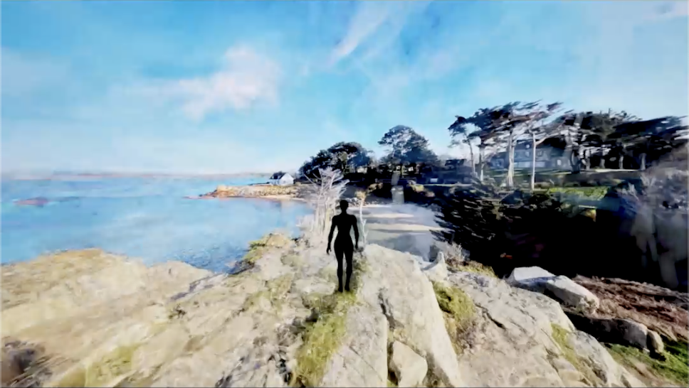 Port-Blanc — Coastal path reconstruction